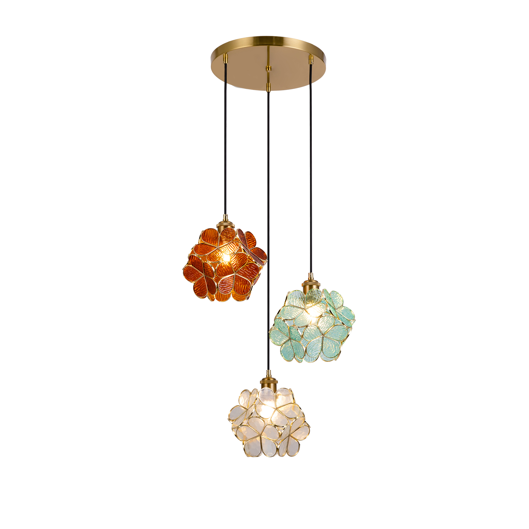 Fresh style Pendant Light Tiffany Style Garden House Glass Chandelier home lighting